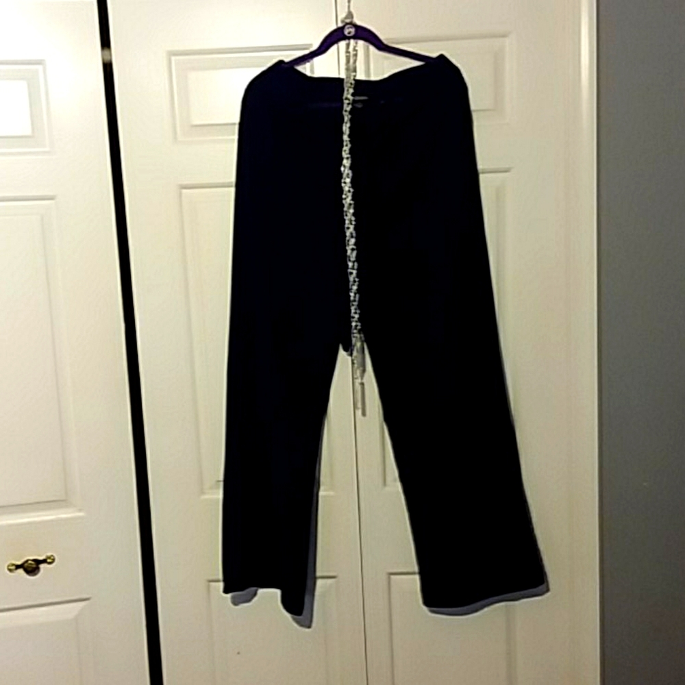 Rouge Navy Blue wide leg pants Sz 2X